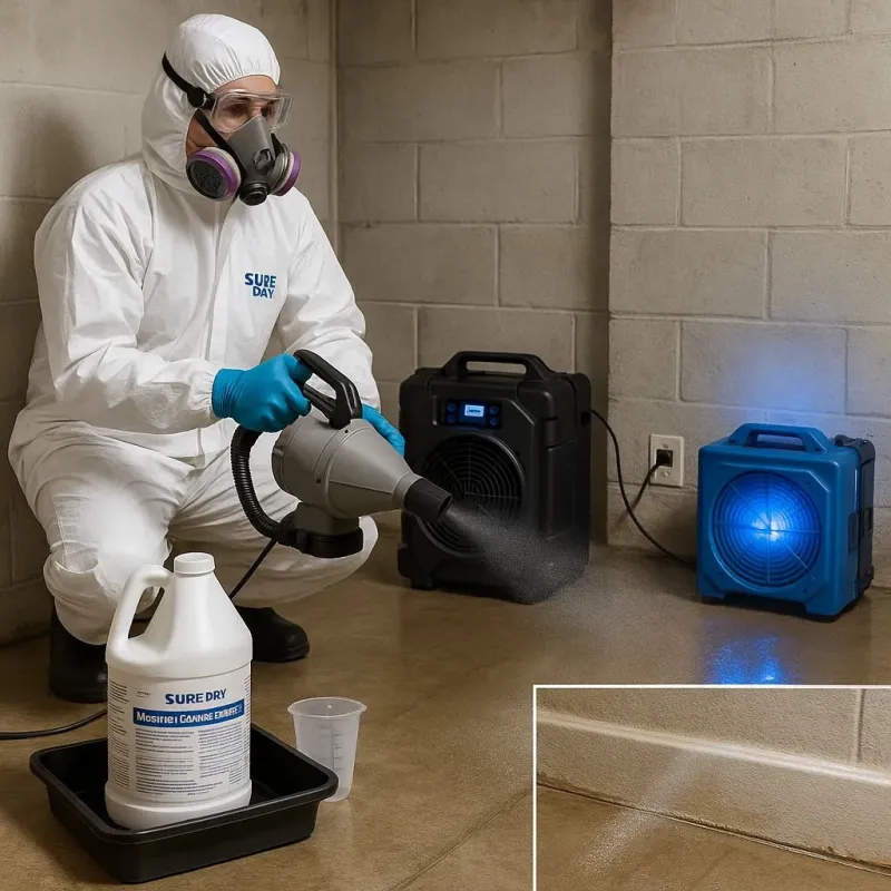 Sanitization and Odor Removal process in Breaux Bridge, LA