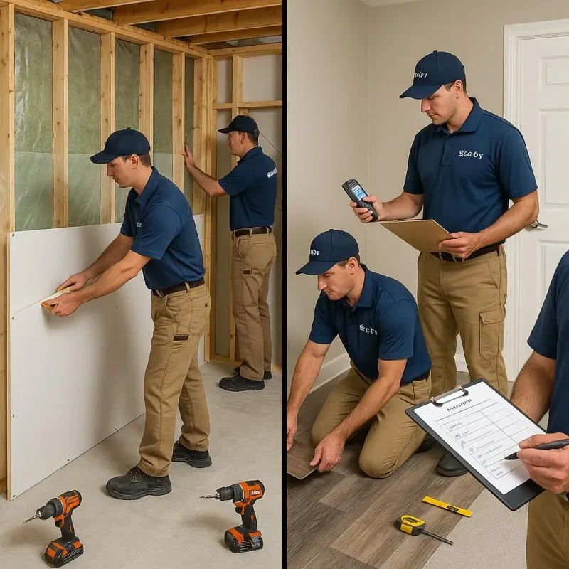 Repairs and Reconstruction process in Breaux Bridge, LA